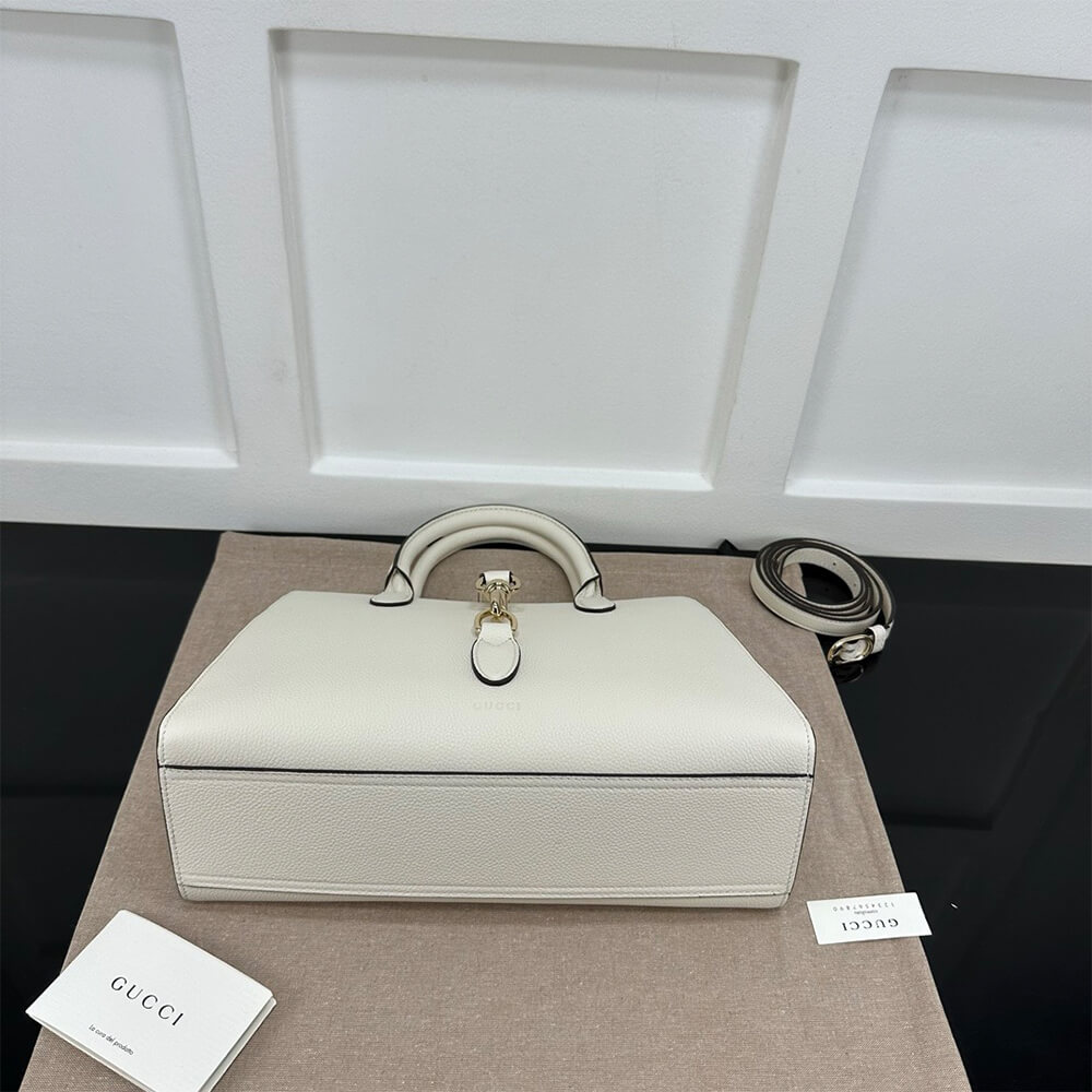 Gucci Medium Tote Bag with Hook Closure - Replica Luxury Bags™