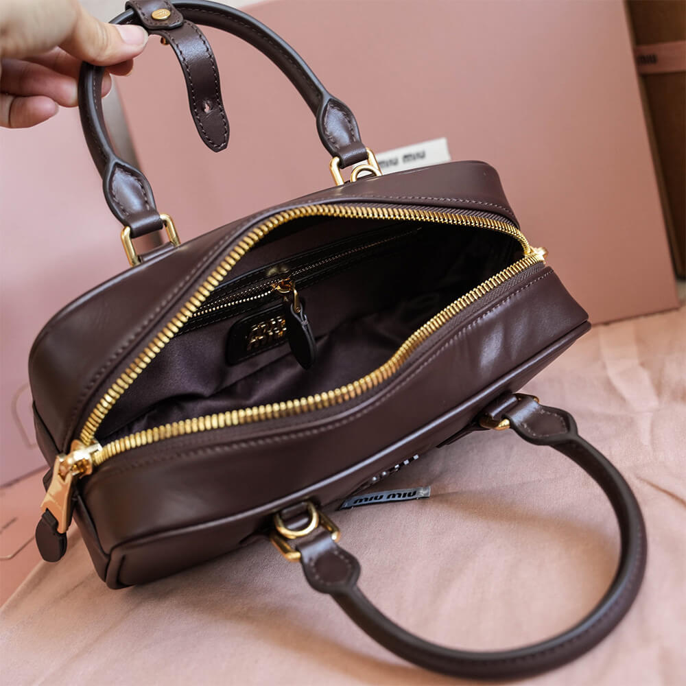 Miumiu Medium Arcadie Leather Bag - Replica Luxury Bags™