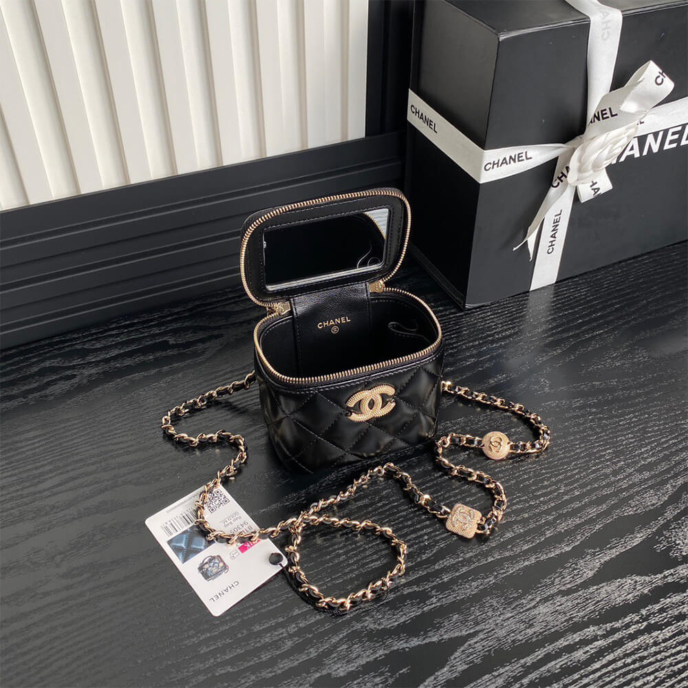 Chanel Small Vanity with Chain Bag - Replica Luxury Bags™