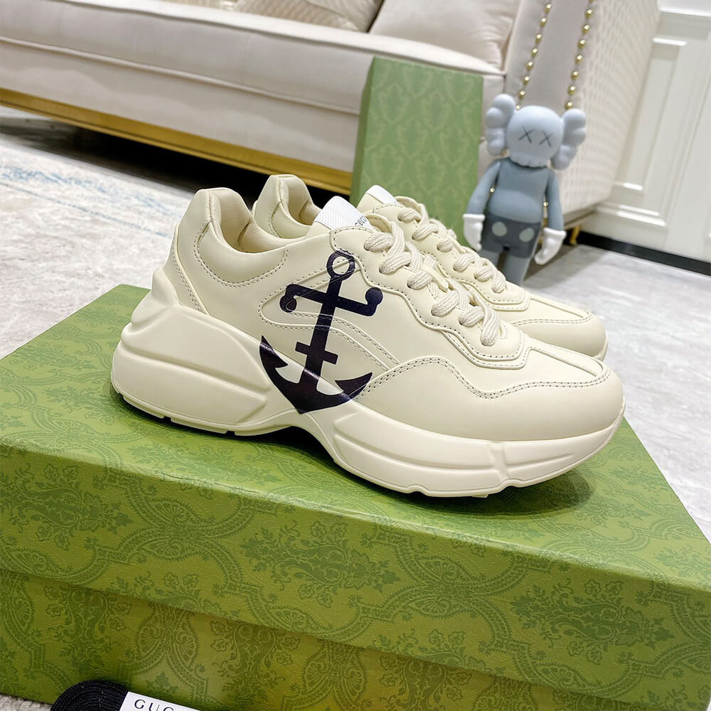 Gucci Rhyton Anchor Sneaker Shoes - Replica Luxury Bags™