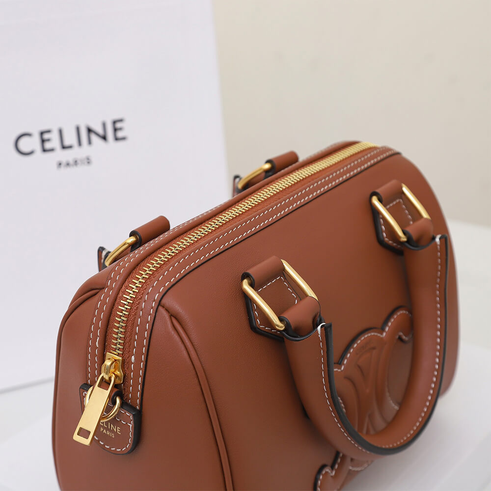 Celine Small Boston Bag in Smooth Calfskin - Replica Luxury Bags™