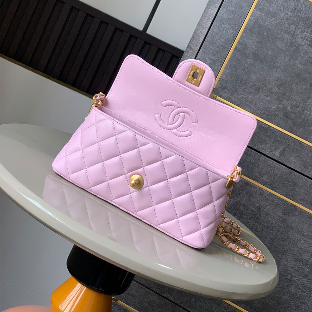 Chanel Mini Flap Bag with Top Handle - Replica Luxury Bags™