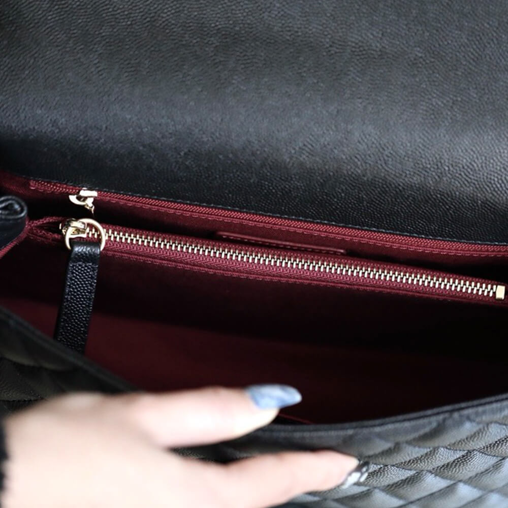 CHANEL LARGE FLAP BAG WITH TOP HANDLE - Replica Luxury Bags™