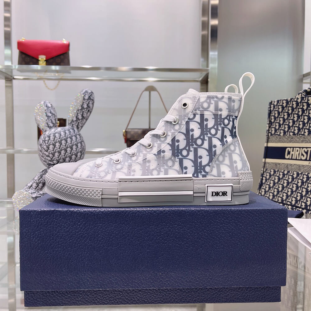 DIOR B23 High-Top Sneakers Dior Oblique Shoes - Replica Luxury Bags™