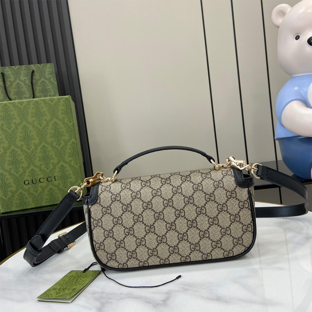 Gucci Horsebit 1955 Soft Small Top Handle Bag - Replica Luxury Bags™