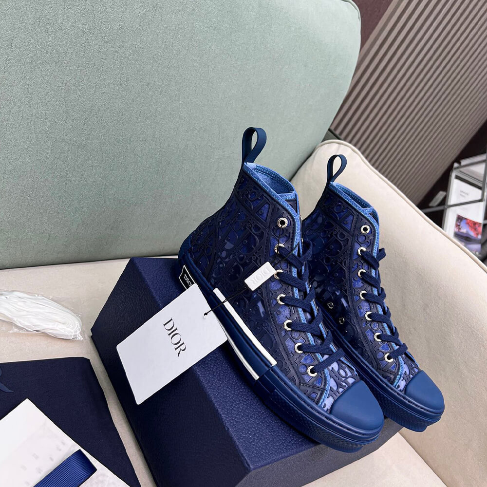 DIOR B23 High-Top Sneakers Dior Oblique Shoes - Replica Luxury Bags™