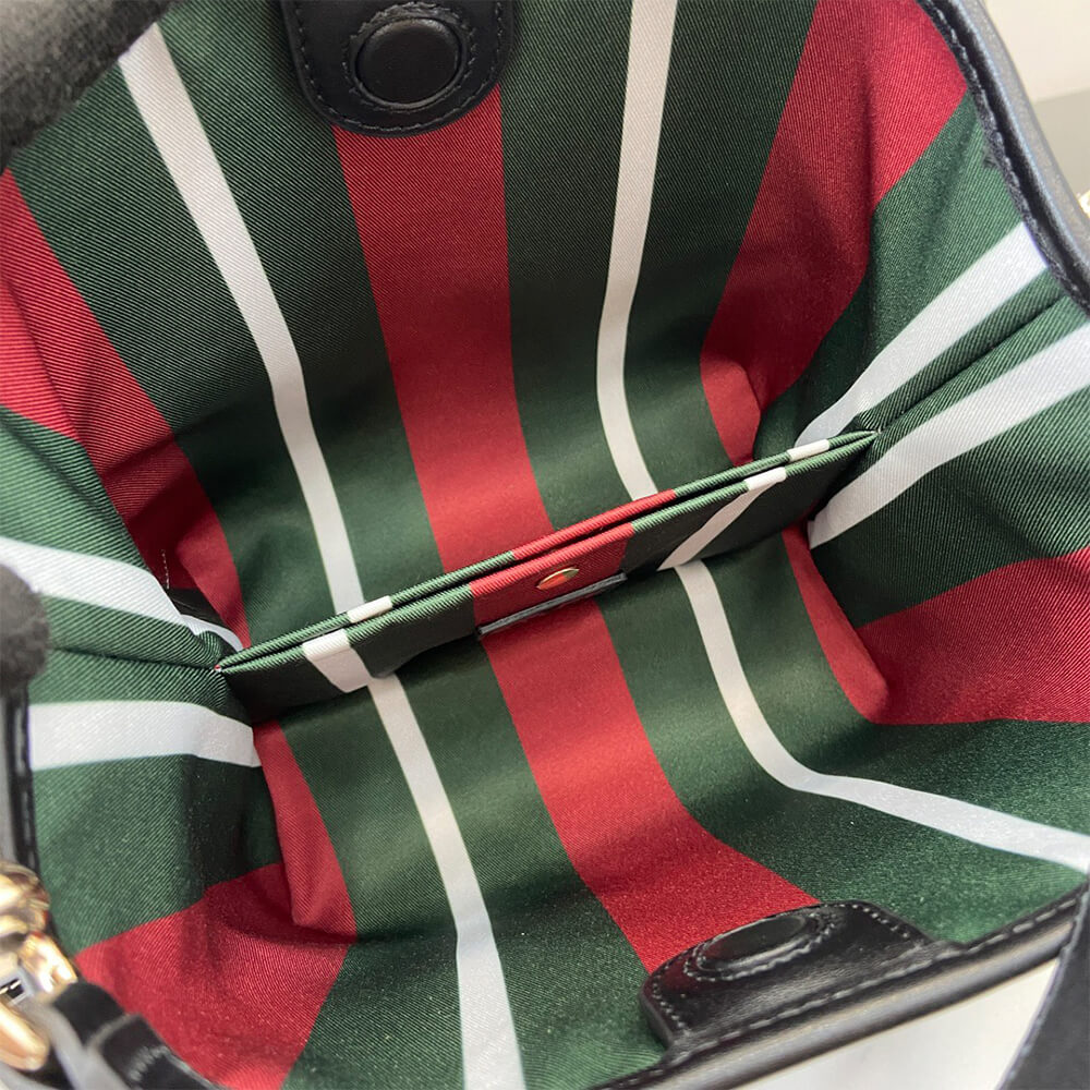 Gucci GG Emblem Mini Bucket Bag - Replica Luxury Bags™