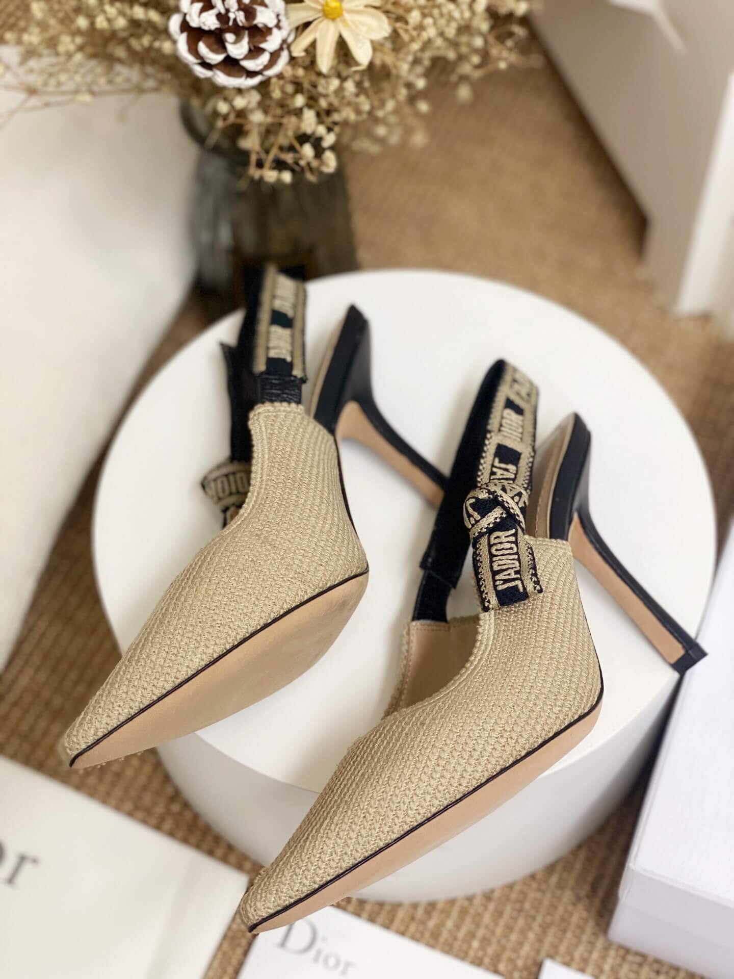 J Adior Slingback Pump Shoes - Replica Luxury Bags™