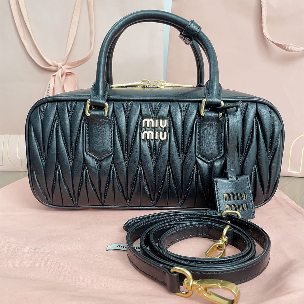 Miumiu Large Arcadie Matelasse Nappa Bag - Replica Luxury Bags™