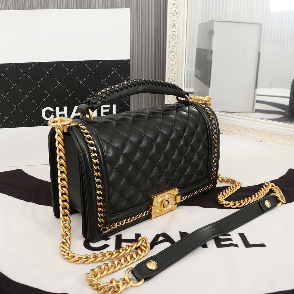 Chanel Top Handle Boy Handbag - Replica Luxury Bags™