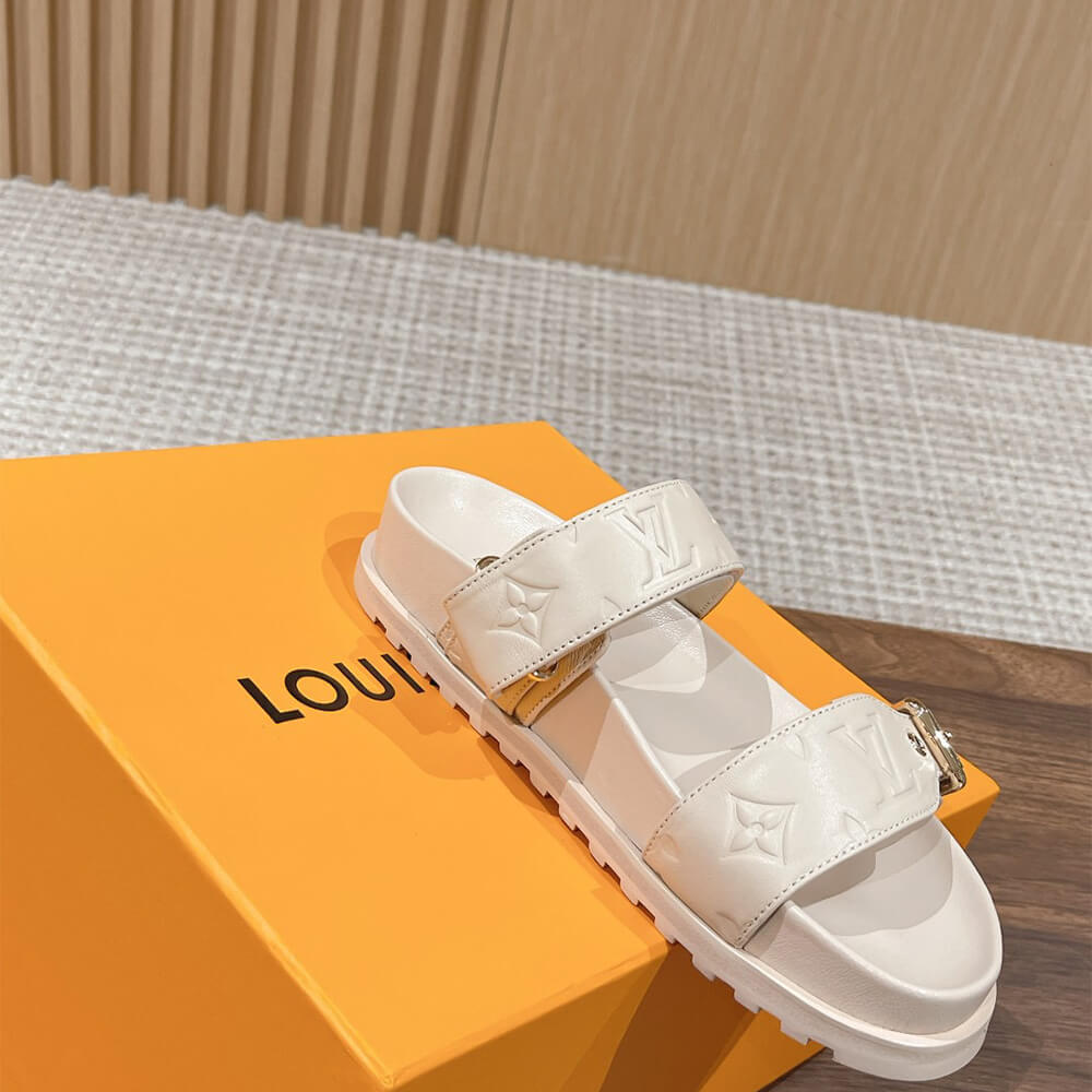 LV Bom Dia Flat Comfort Mule Shoes - Replica Luxury Bags™