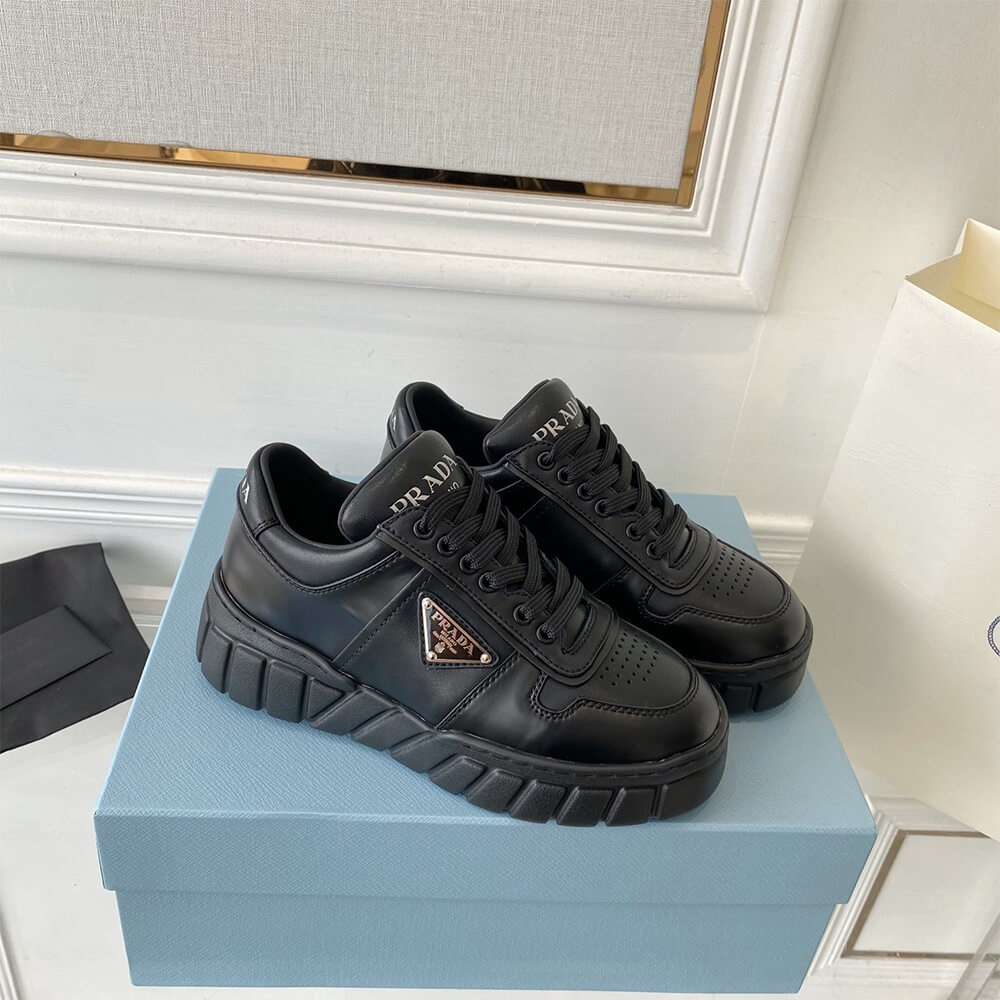 Prada Leather Sneakers Shoes - Replica Luxury Bags™