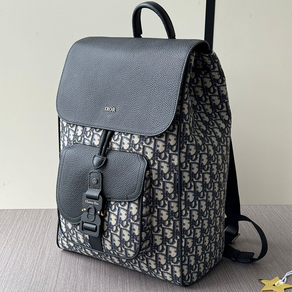 Dior Saddle Backpack Bag with Flap - Replica Luxury Bags™