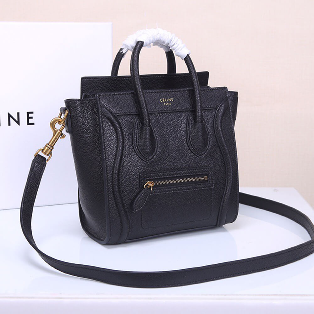 Celine Nano Luggage Bag in Calfskin - Replica Luxury Bags™