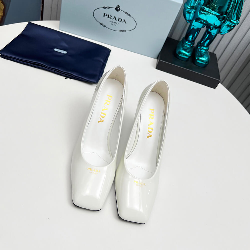 Prada Patent Leather Pumps 85mm Shoes - Replica Luxury Bags™