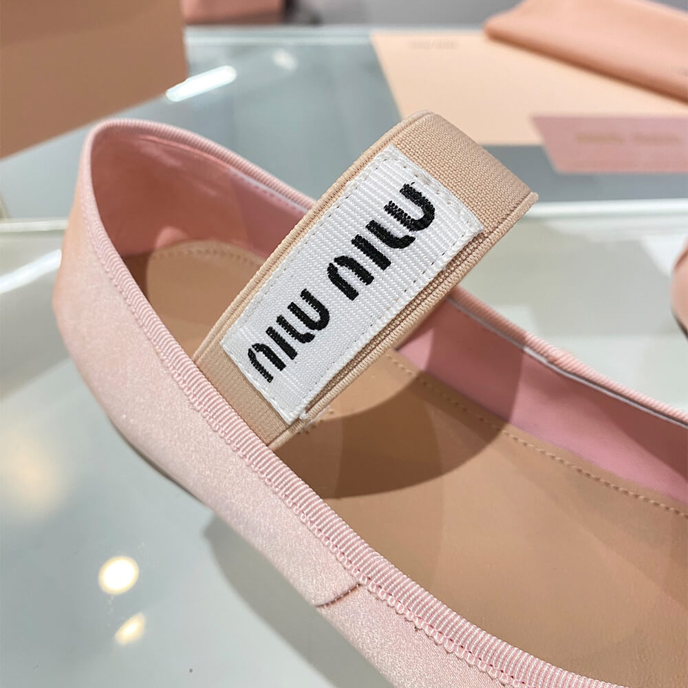 MiuMiu Satin ballerinas Shoes - Replica Luxury Bags™