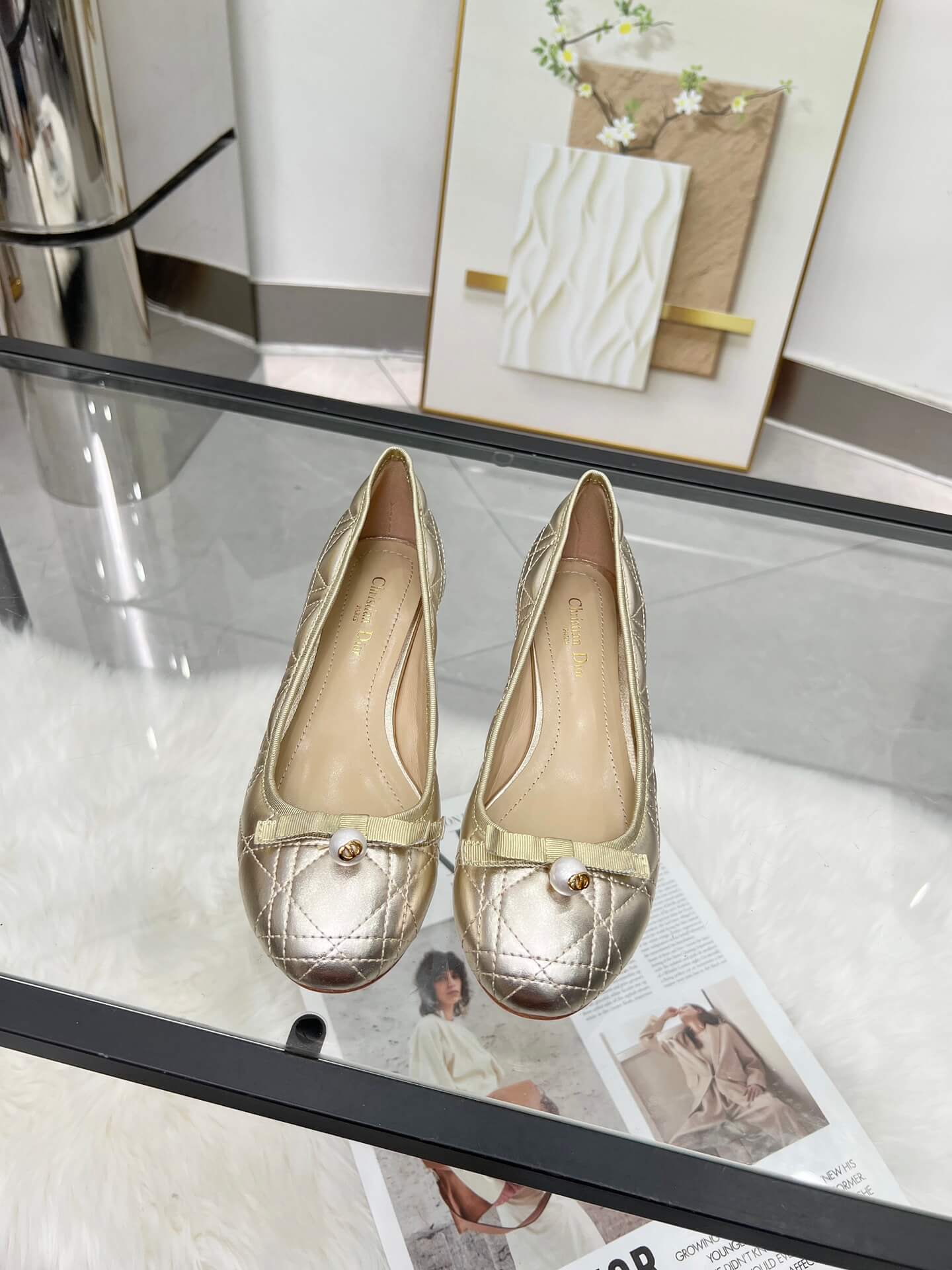 Dior Ballet Pump Shoes - Replica Luxury Bags™