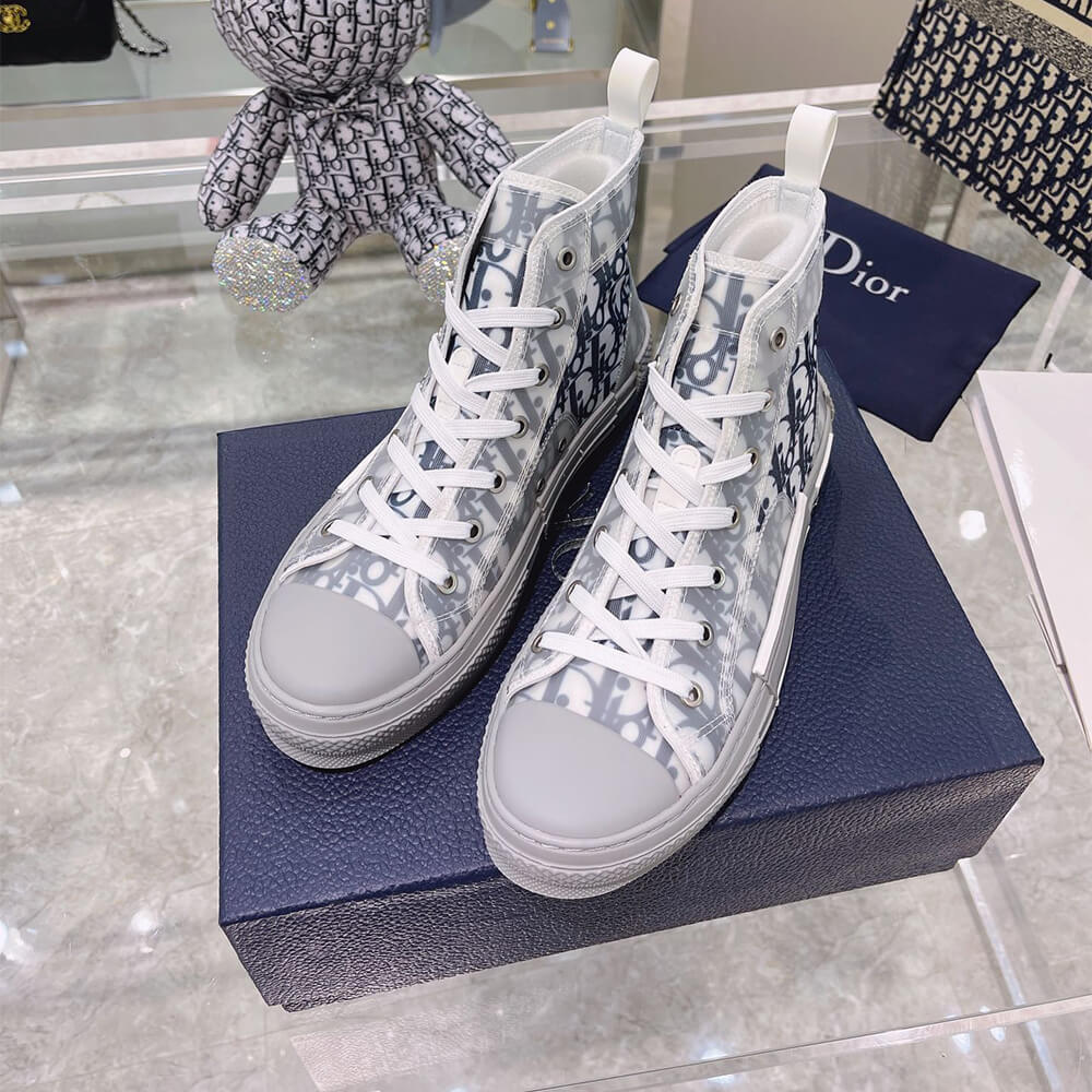DIOR B23 High-Top Sneakers Dior Oblique Shoes - Replica Luxury Bags™