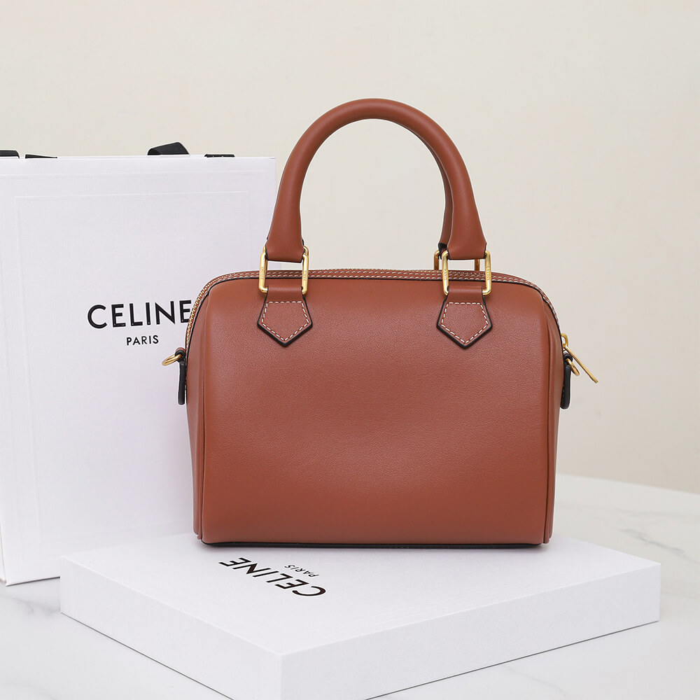 Celine Small Boston Bag in Smooth Calfskin - Replica Luxury Bags™