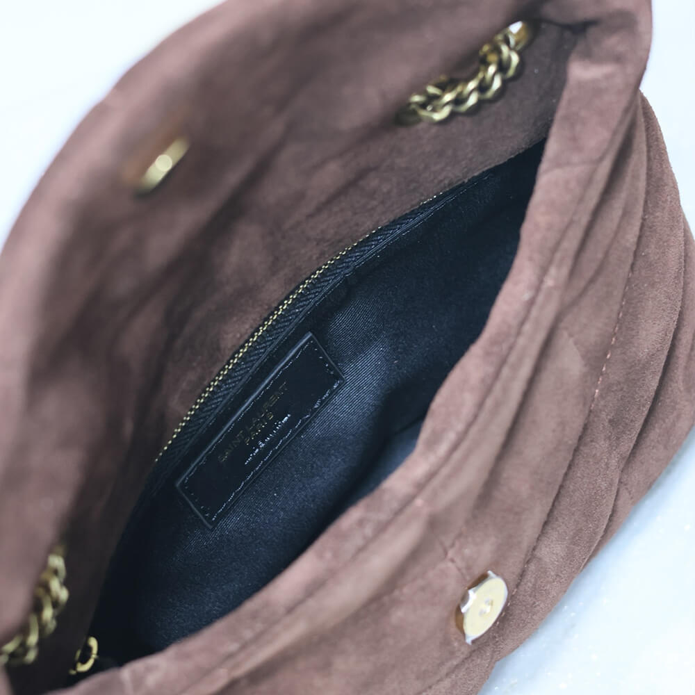 YSL Toy Puffer Bag in Suede - Replica Luxury Bags™