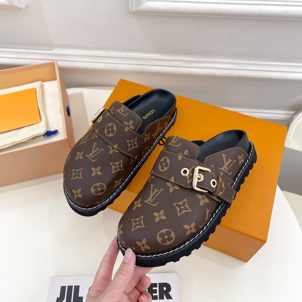 LV Cosy Flat Comfort Clog Shoes - Replica Luxury Bags™