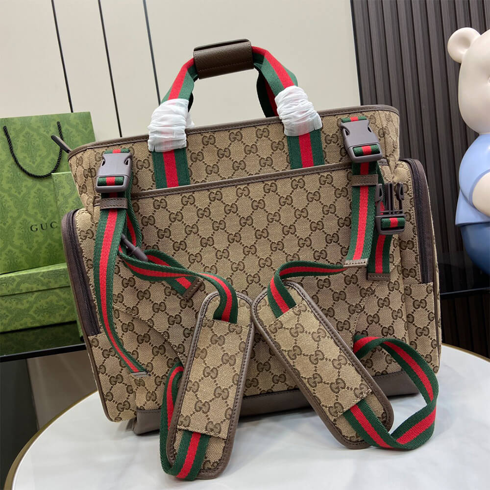 Gucci Original GG Medium Diaper Bag - Replica Luxury Bags™