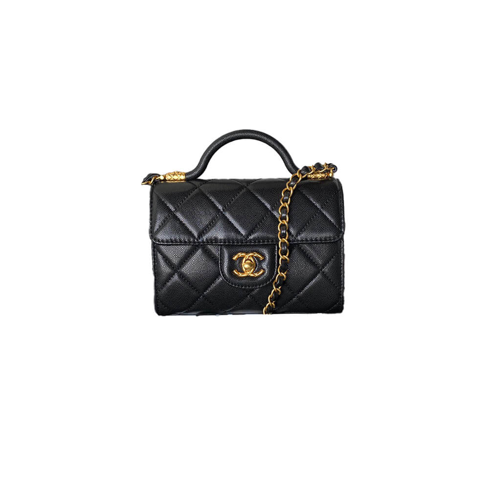 Chanel Small Flap Bag With Top Handle - Replica Luxury Bags™