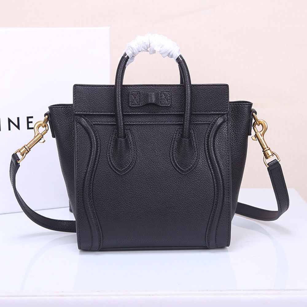 Celine Nano Luggage Bag in Calfskin - Replica Luxury Bags™