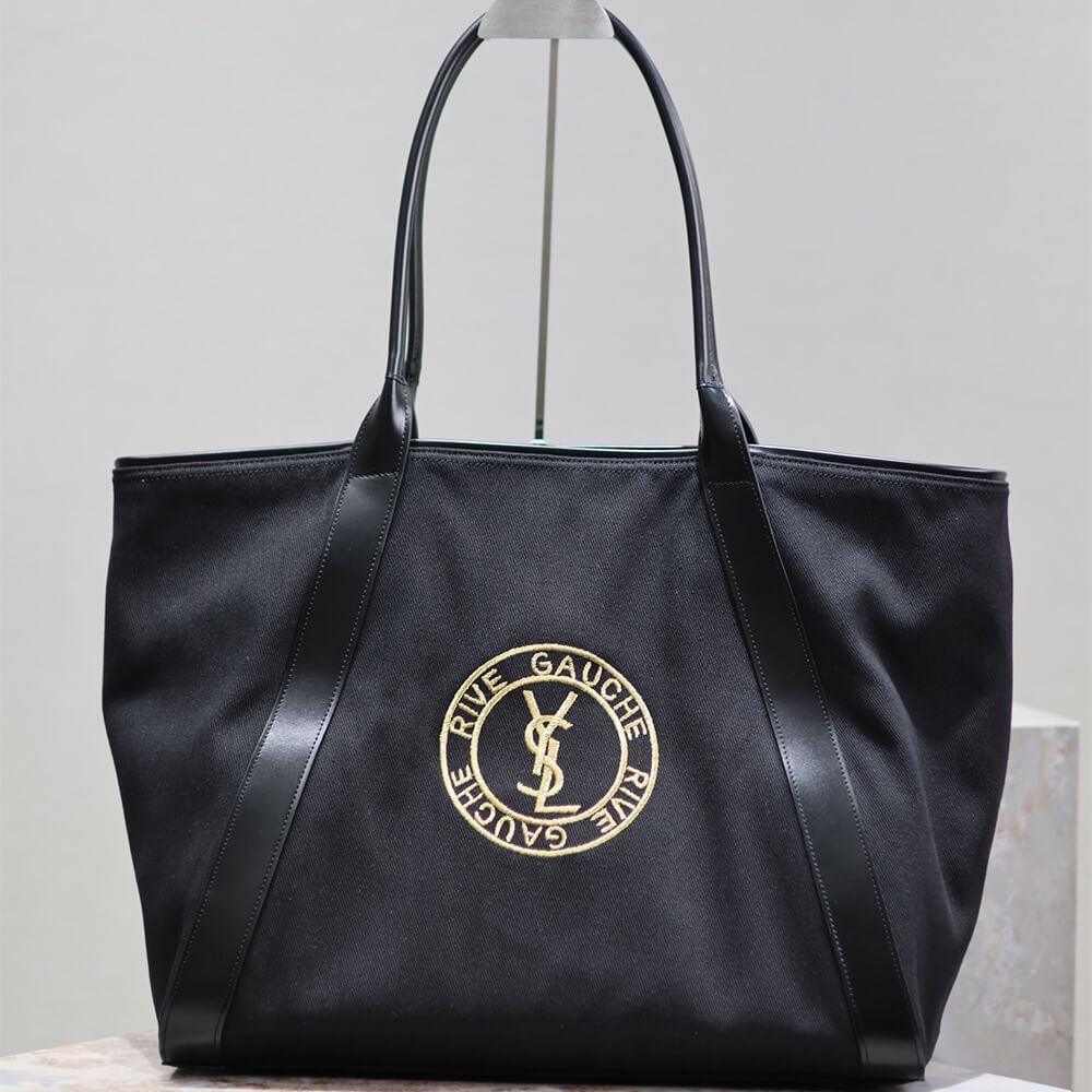 YSL Rive Gauche Tote Bag In Canvas - Replica Luxury Bags™