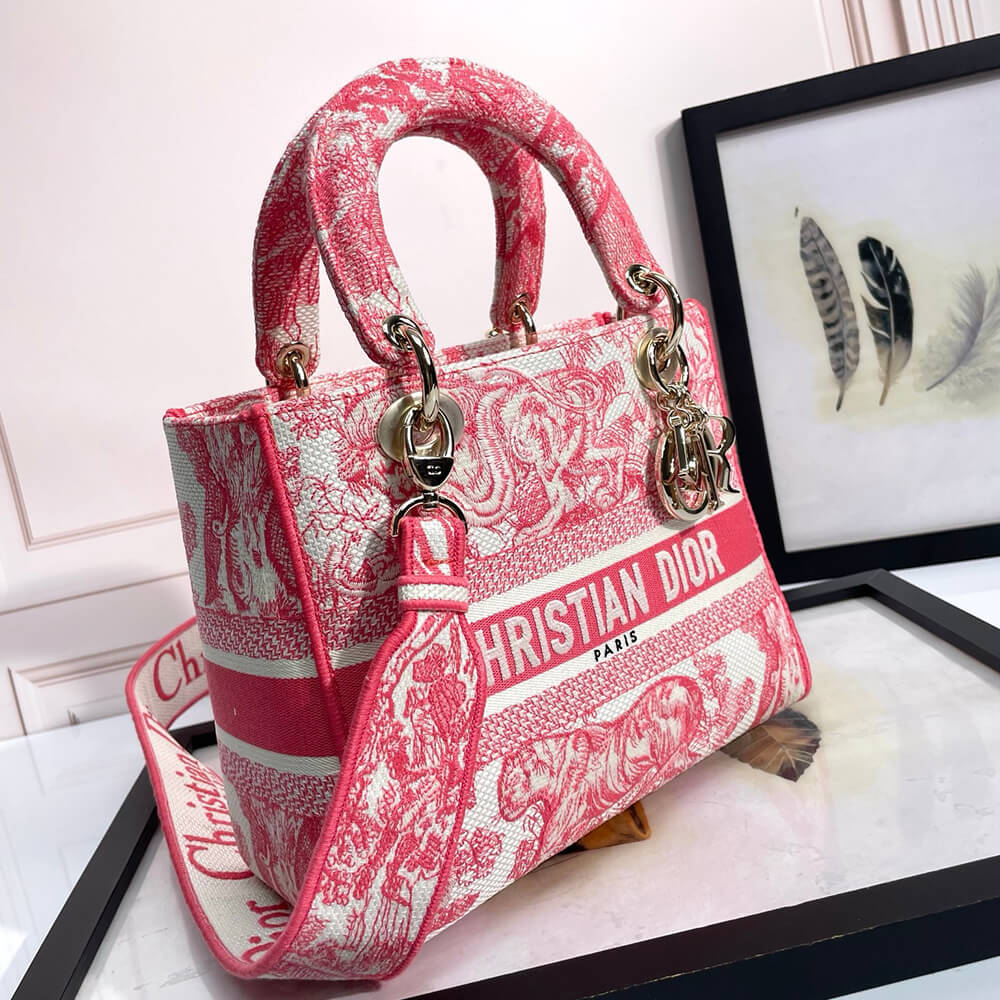 Dior Medium Dioriviera Lady D-Lite Bag - Replica Luxury Bags™
