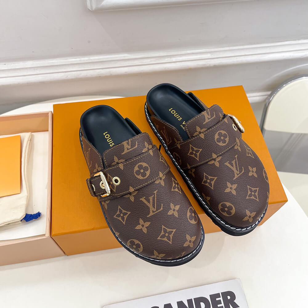 LV Cosy Flat Comfort Clog Shoes - Replica Luxury Bags™