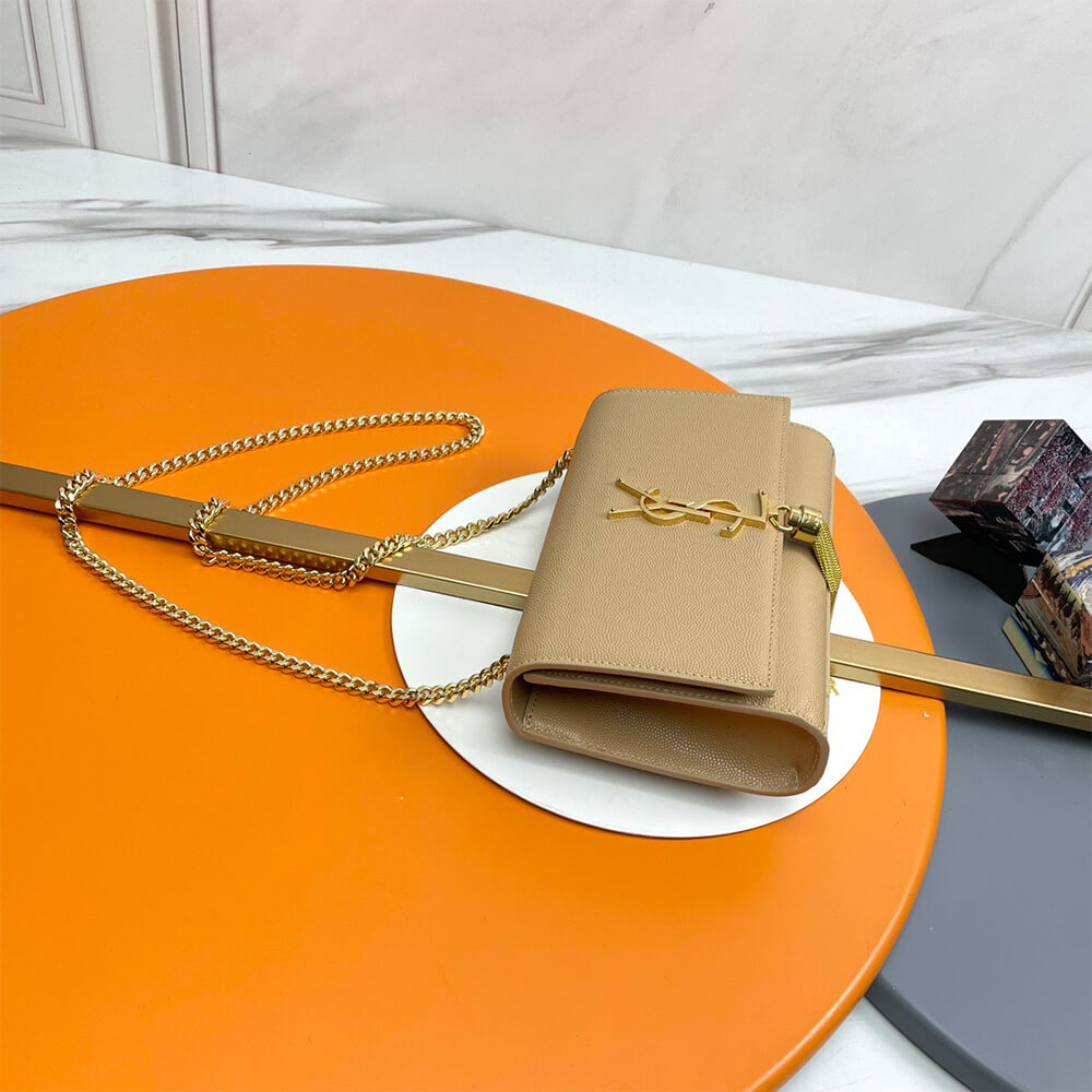 YSL Kate Small Tassel Bag in Grained Leather - Replica Luxury Bags™