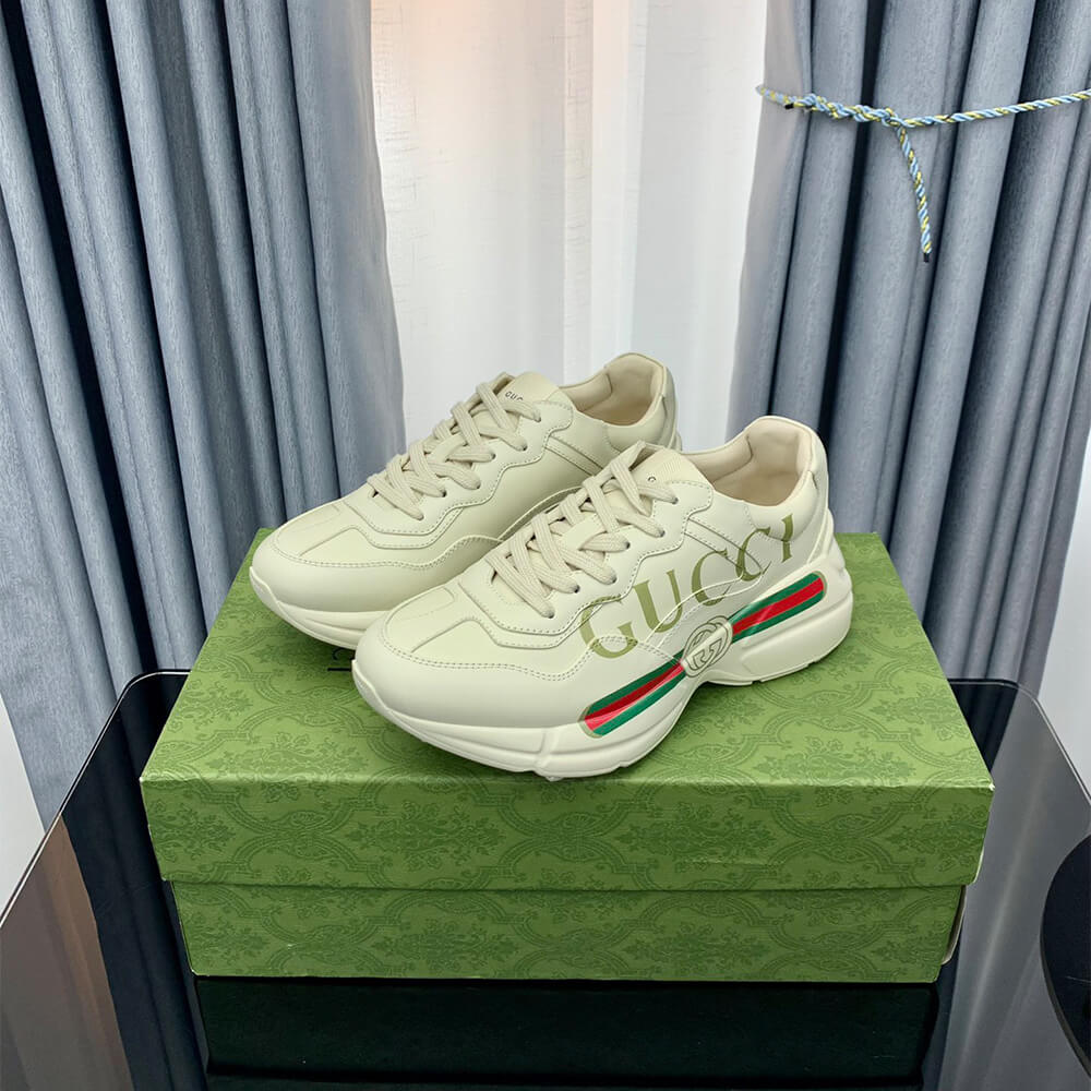Rhyton sneaker with Gucci logo Shoes - Replica Luxury Bags™