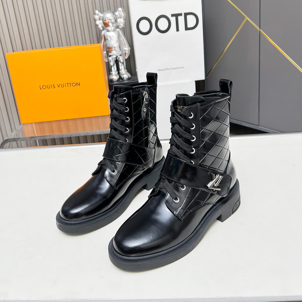 LV Citizen Flat Ranger Boot Shoes - Replica Luxury Bags™