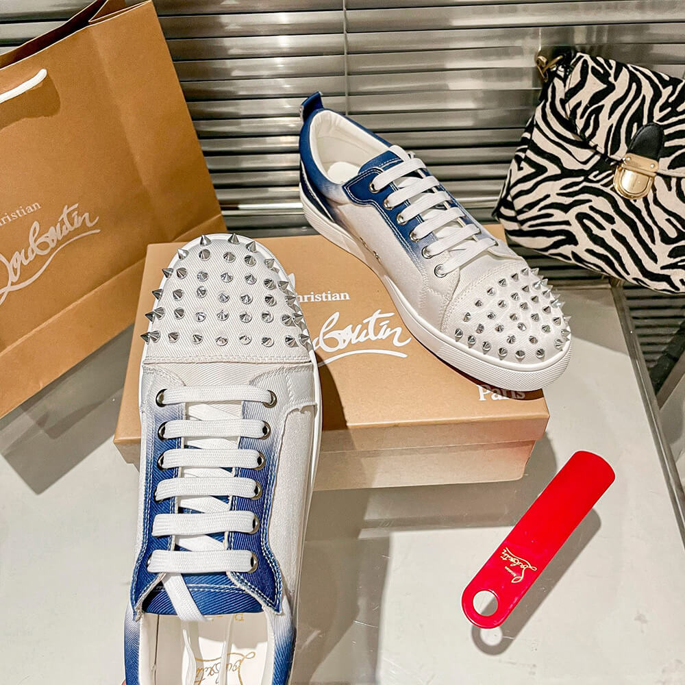 Christian Louboutin Louis Junior Spikes Shoes - Replica Luxury Bags™
