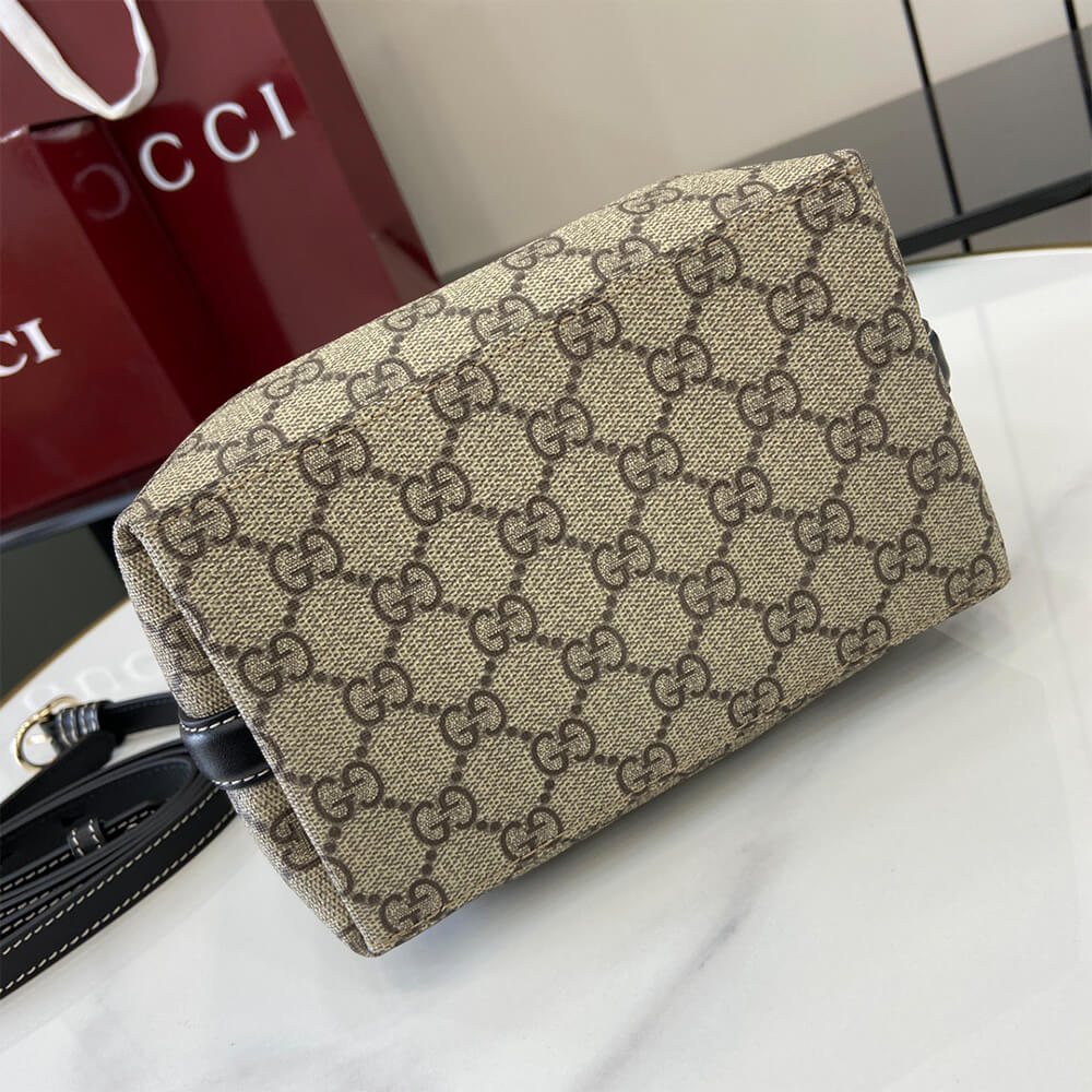 Gucci GG Emblem Mini Bucket Bag - Replica Luxury Bags™