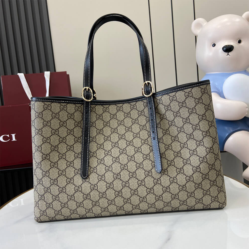 Gucci GG Emblem Large Tote Bag - Replica Luxury Bags™