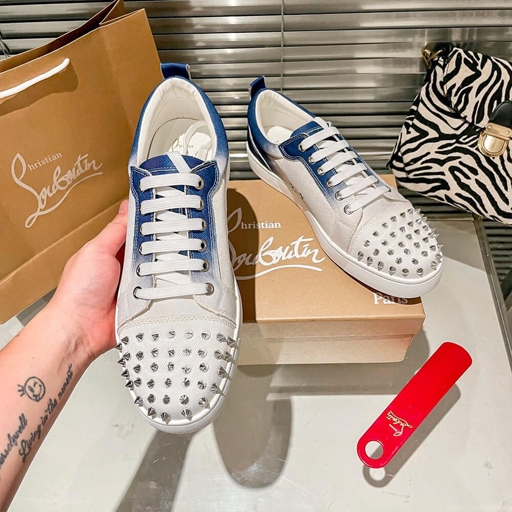 Christian Louboutin Louis Junior Spikes Shoes - Replica Luxury Bags™