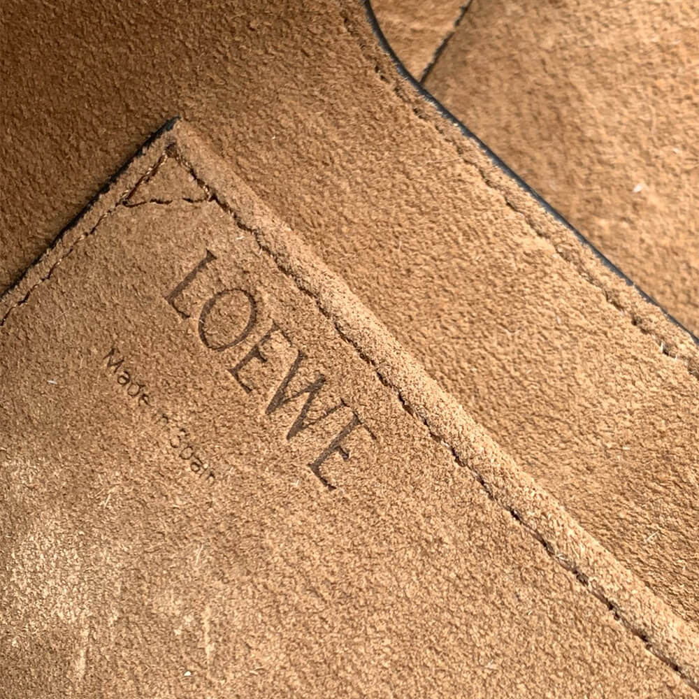 Loewe Small Gate Bag in Soft Calfskin and Jacquard - Replica Luxury Bags™