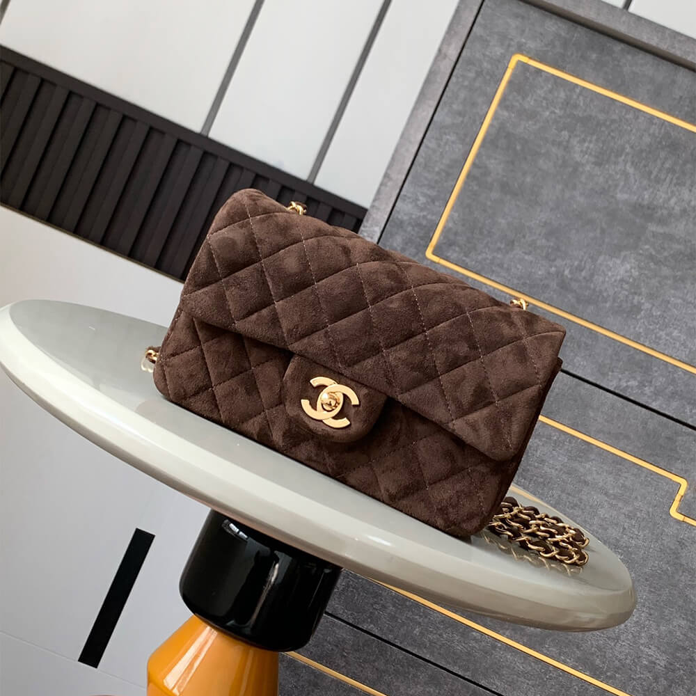Chanel Suede Mini Flap Bag - Replica Luxury Bags™