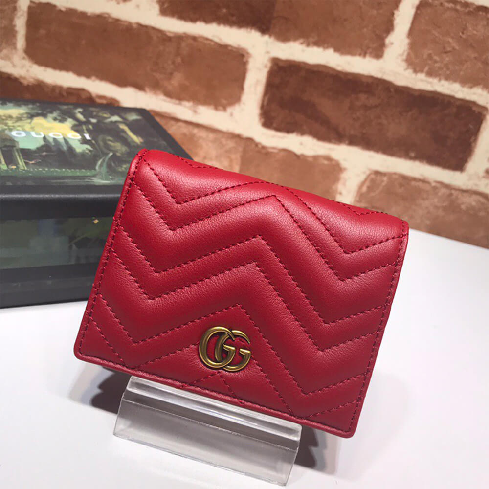 Gucci GG Marmont Card Case Wallet Bag - Replica Luxury Bags™