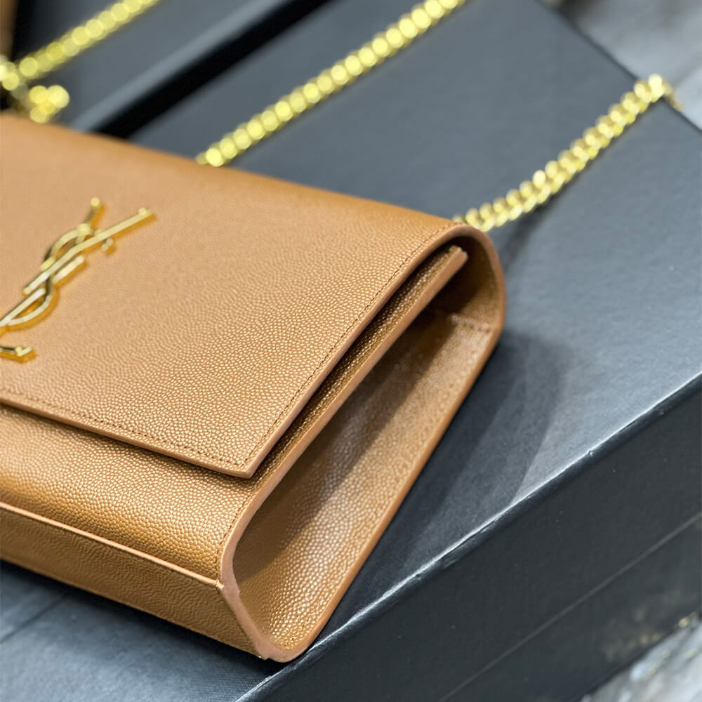 YSL Kate Medium Bag in Grain De Poudre Embossed Leather - Replica Luxury Bags™