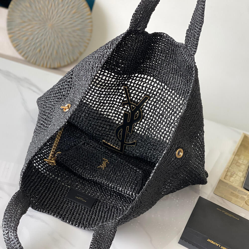 YSL Saint Laurent Icare Bag in Raffia - Replica Luxury Bags™