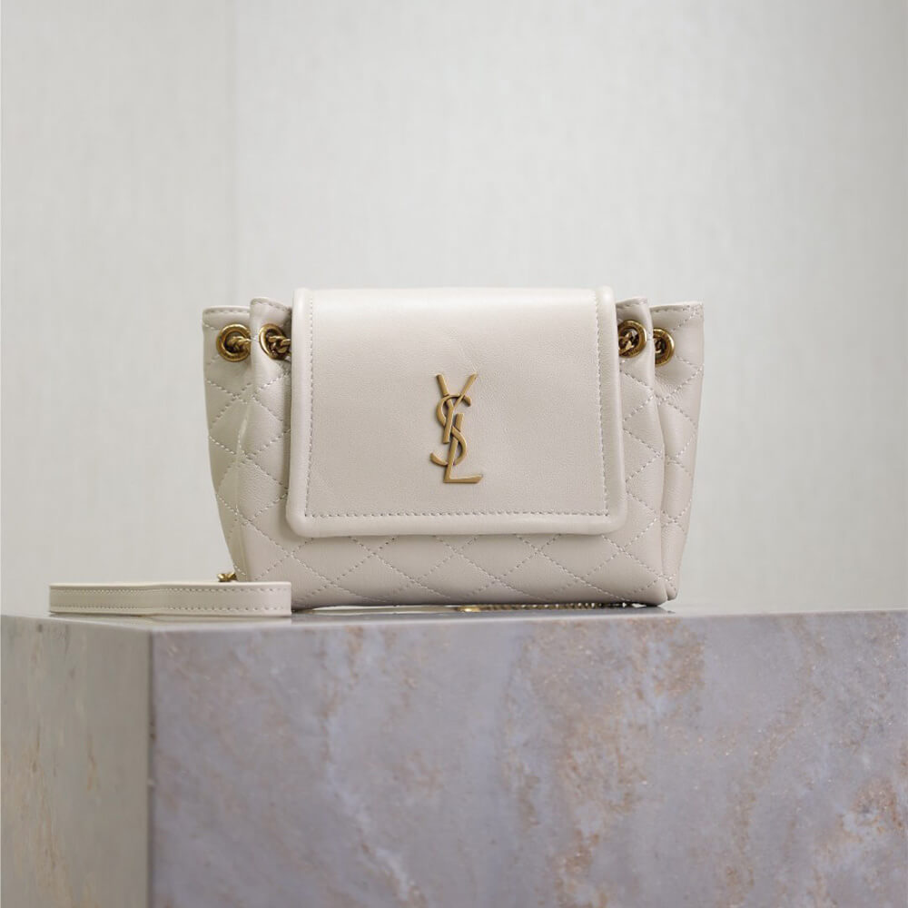 YSL Mini Nolita Bag in Lambskin - Replica Luxury Bags™