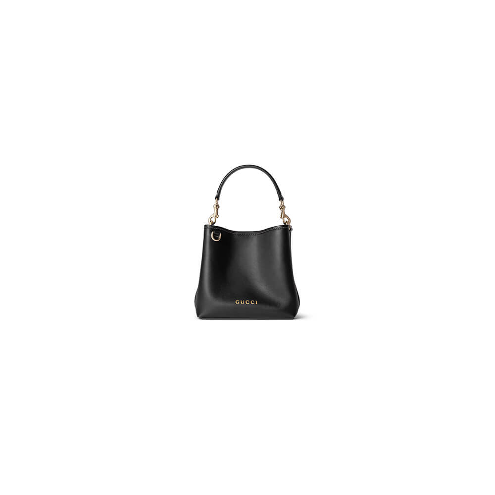 Gucci GG Emblem Mini Bucket Bag - Replica Luxury Bags™