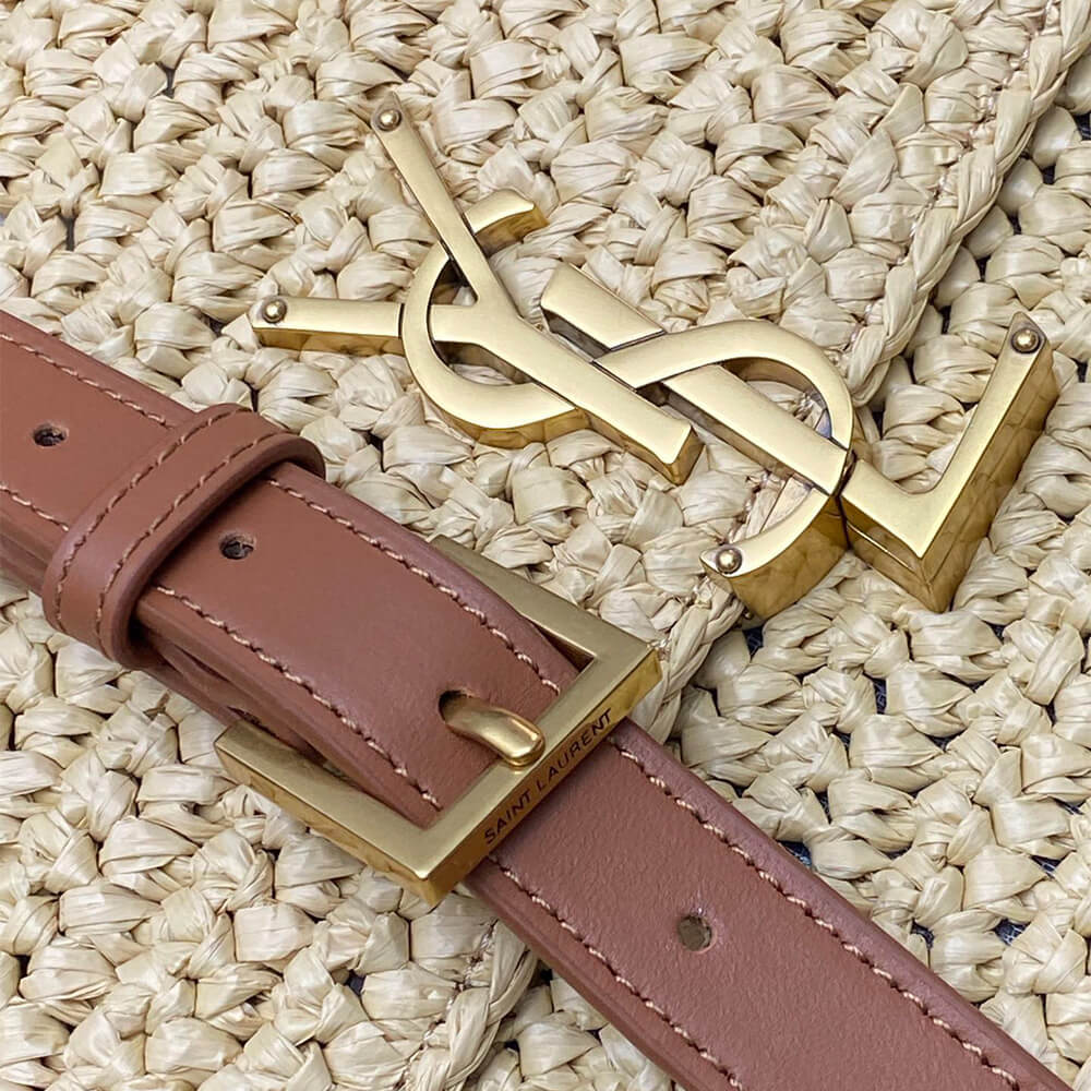 YSL Solferino Medium Satchel Raffia Bag - Replica Luxury Bags™