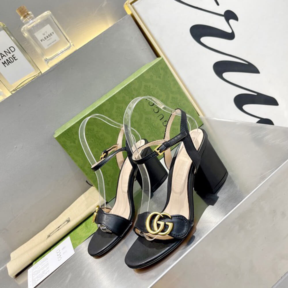 Gucci Leather Sandal Shoes - Replica Luxury Bags™