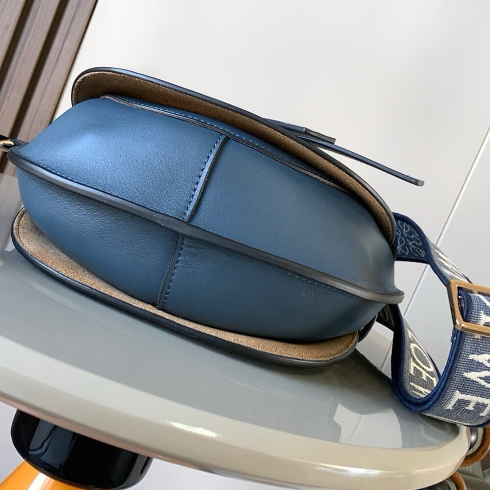 Loewe Small Gate bag in soft calfskin and jacquard - Replica Luxury Bags™