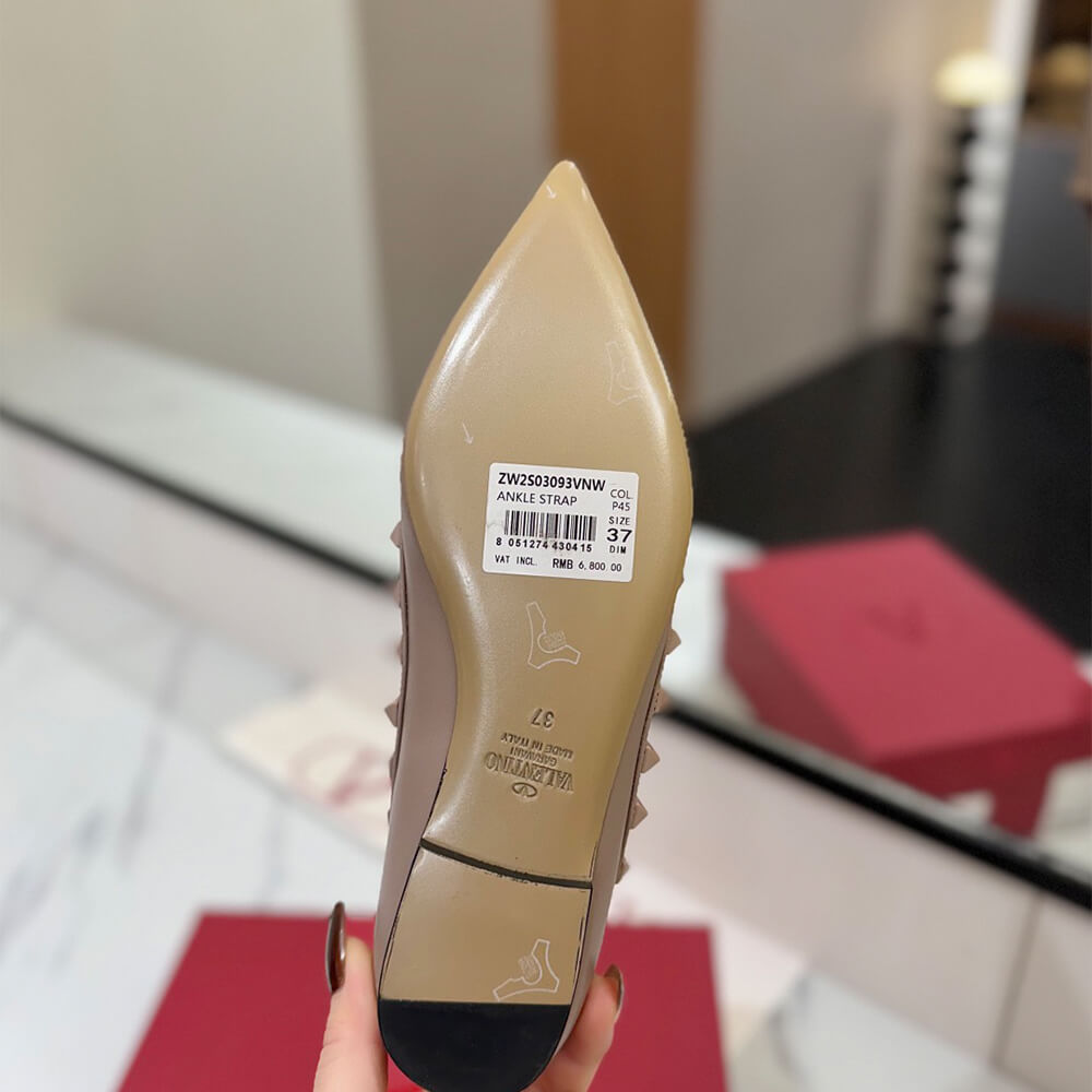 Valentino Rockstud Ballet Flat Shoes - Replica Luxury Bags™