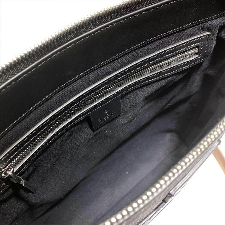 Gucci GG Black Messenger Bag - Replica Luxury Bags™